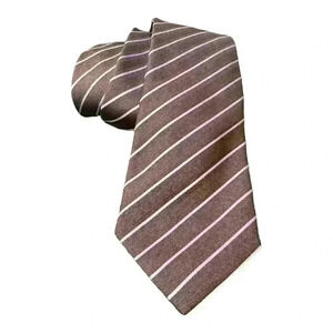 Z Zegna Silk / Cotton  Tie Made in Italy